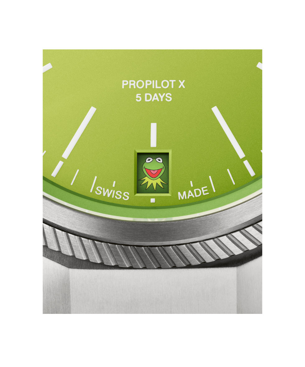 Oris ProPilot X Kermit Edition 01 400 7778 7157-Set | 39 mm 34334 - Oris ProPilot X Kermit Edition