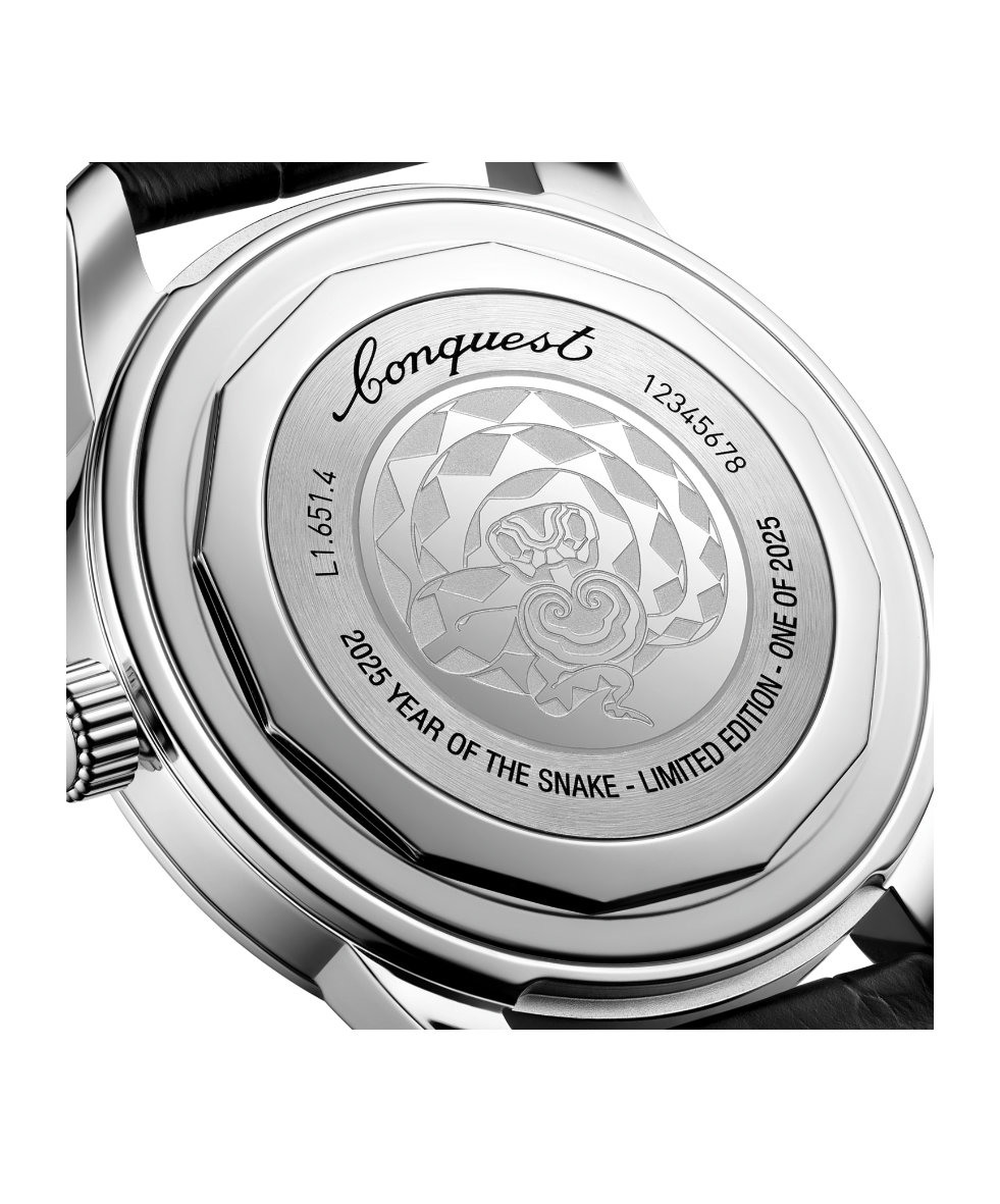Longines Conquest Heritage - Year of the Snake Edition L1.651.4.09.2 | 40 mm 36429 - Longines Conquest Heritage - Year of the Snake Edition
