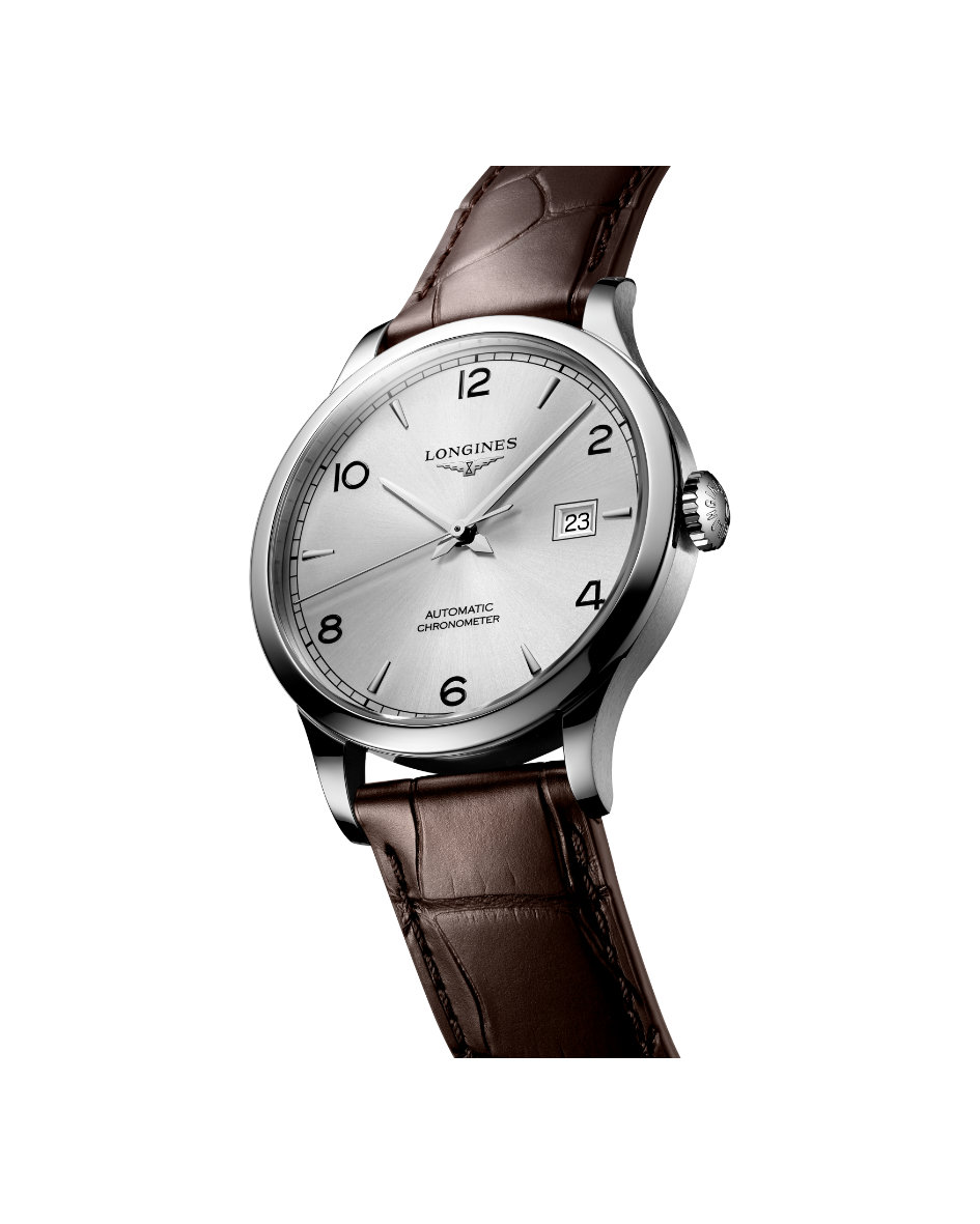 Longines Record L2.821.4.76.2 | 40 mm 27977 - Longines Record