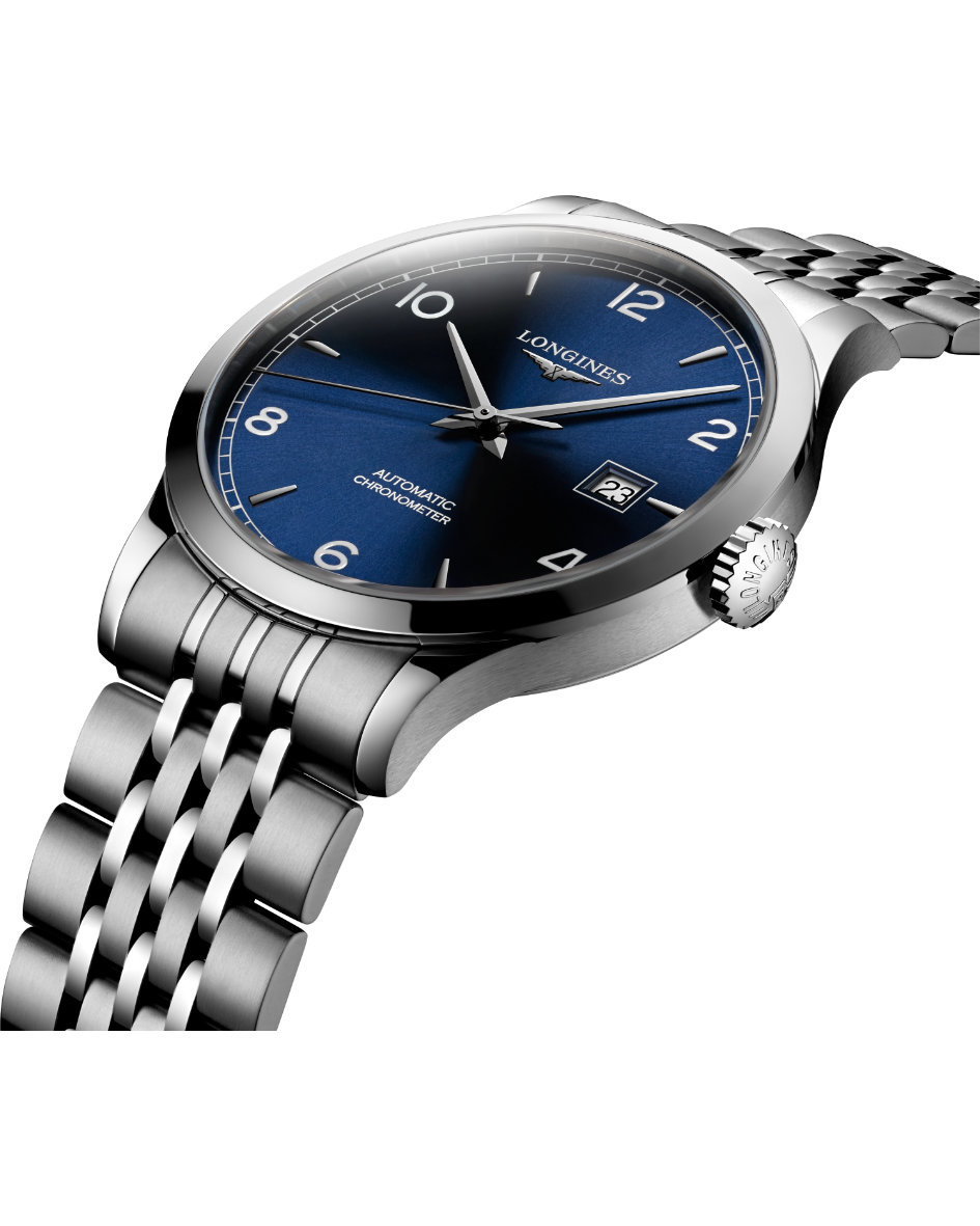 Longines Record L2.821.4.96.6 | 40 mm 27979 - Longines Record