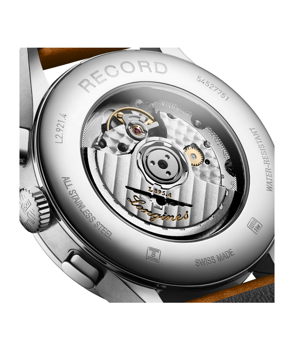 Longines Record Chrono Auto 40mm L2.921.4.56.2 | 40 mm 33407 - Longines Record Chrono Auto 40mm