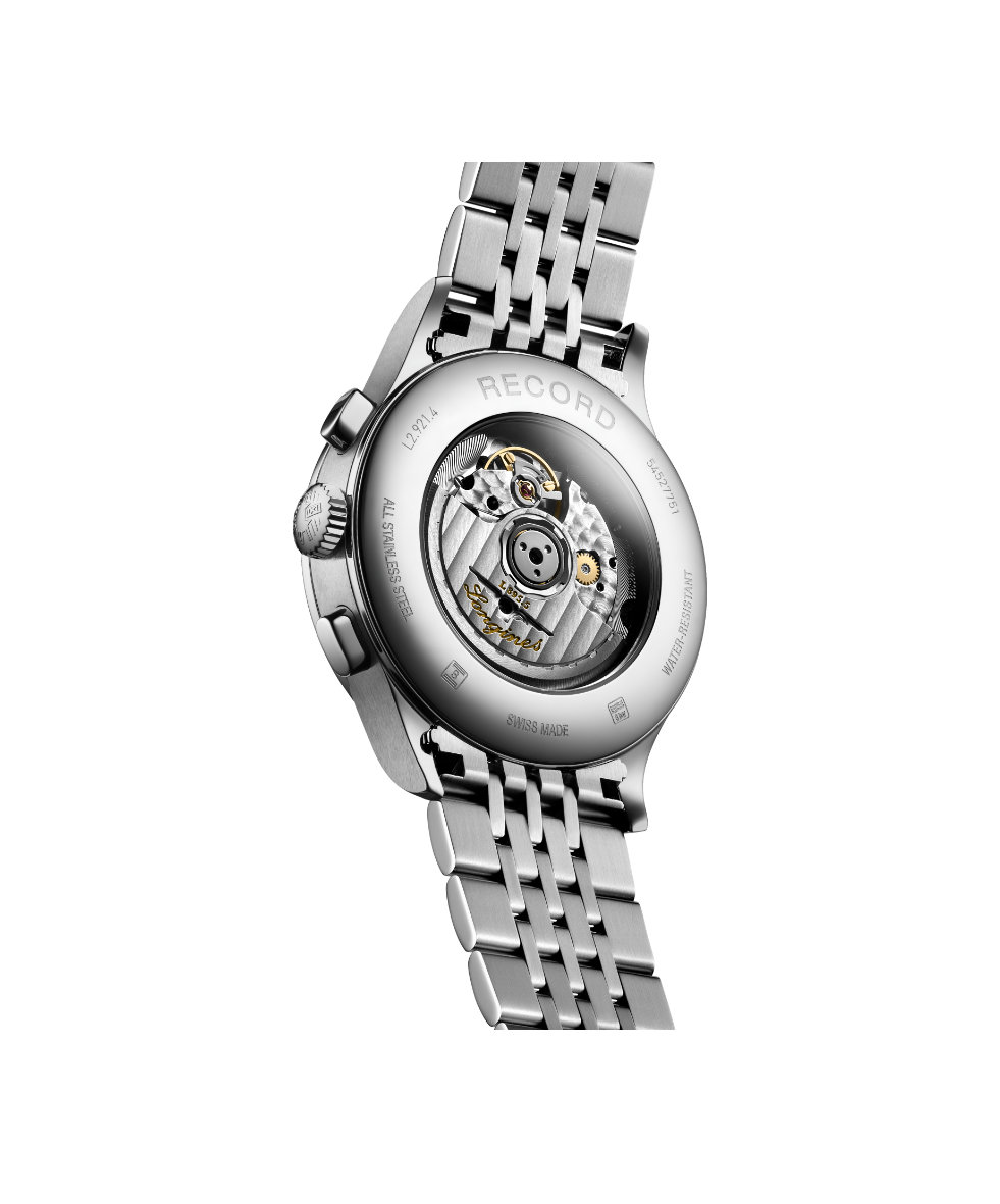 Longines Record Chrono Auto 40mm L2.921.4.56.6 | 40 mm 33411 - Longines Record Chrono Auto 40mm