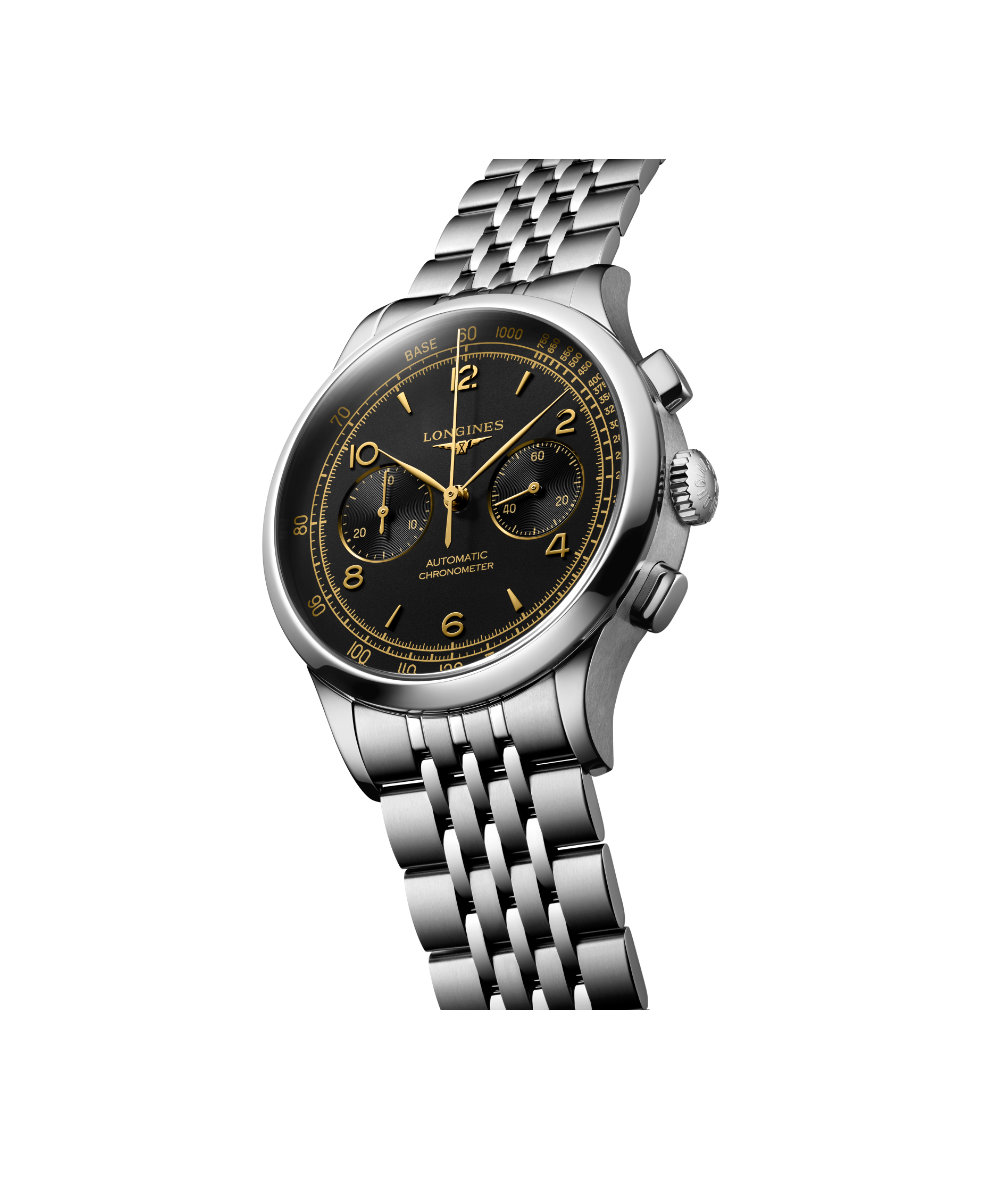 Longines Record Chrono Auto 40mm L2.921.4.56.6 | 40 mm 33414 - Longines Record Chrono Auto 40mm