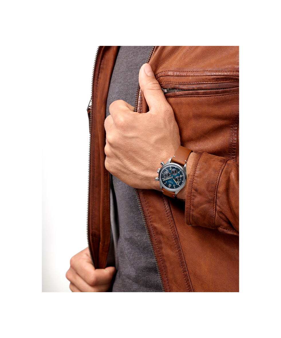 Longines Heritage Avigation Big Eye Chrono Auto 41mm L2.816.1.93.2 | 41 mm 32773 - Longines Heritage Avigation Big Eye Chrono Auto 41mm