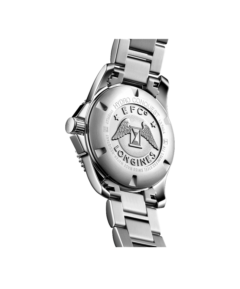 Longines Hydroconquest 41mm Blu Lunetta Alluminio Acciaio Quarzo L3.740.4.96.6 | 41 mm 37501 - Longines Hydroconquest 41mm Blu Lunetta Alluminio Acciaio Quarzo