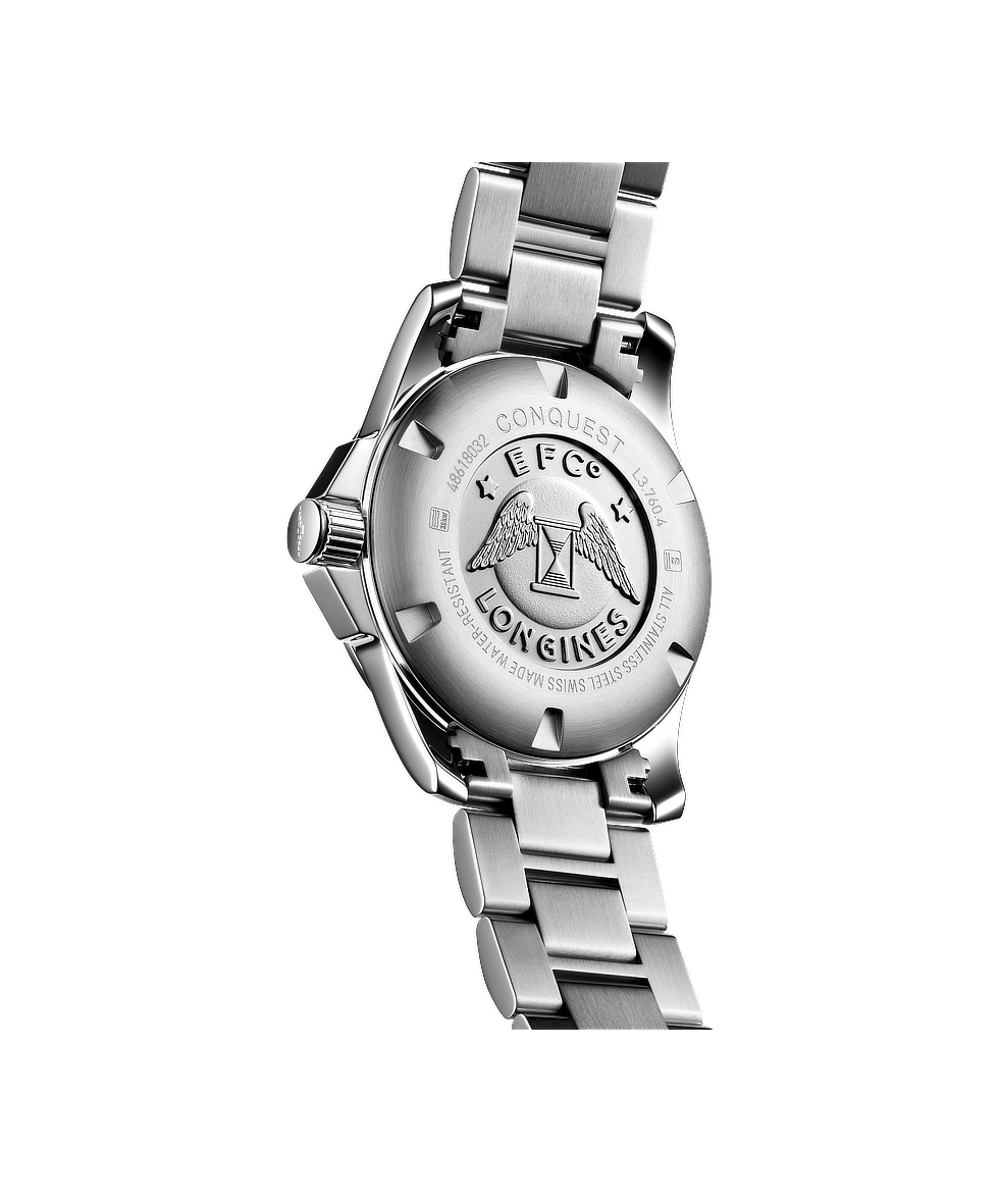 Longines Conquest 43mm Blu Acciaio Quarzo L3.760.4.96.6 | 43 mm 37447 - Longines Conquest 43mm Blu Acciaio Quarzo