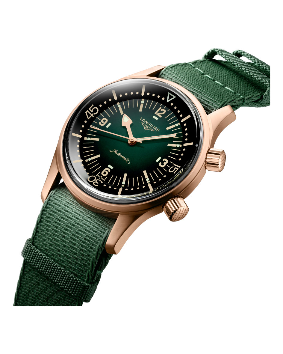 Longines Legend Diver Bronze Auto 42mm L3.774.1.50.2 | 42 mm 29452 - Longines Legend Diver Bronze Auto 42mm