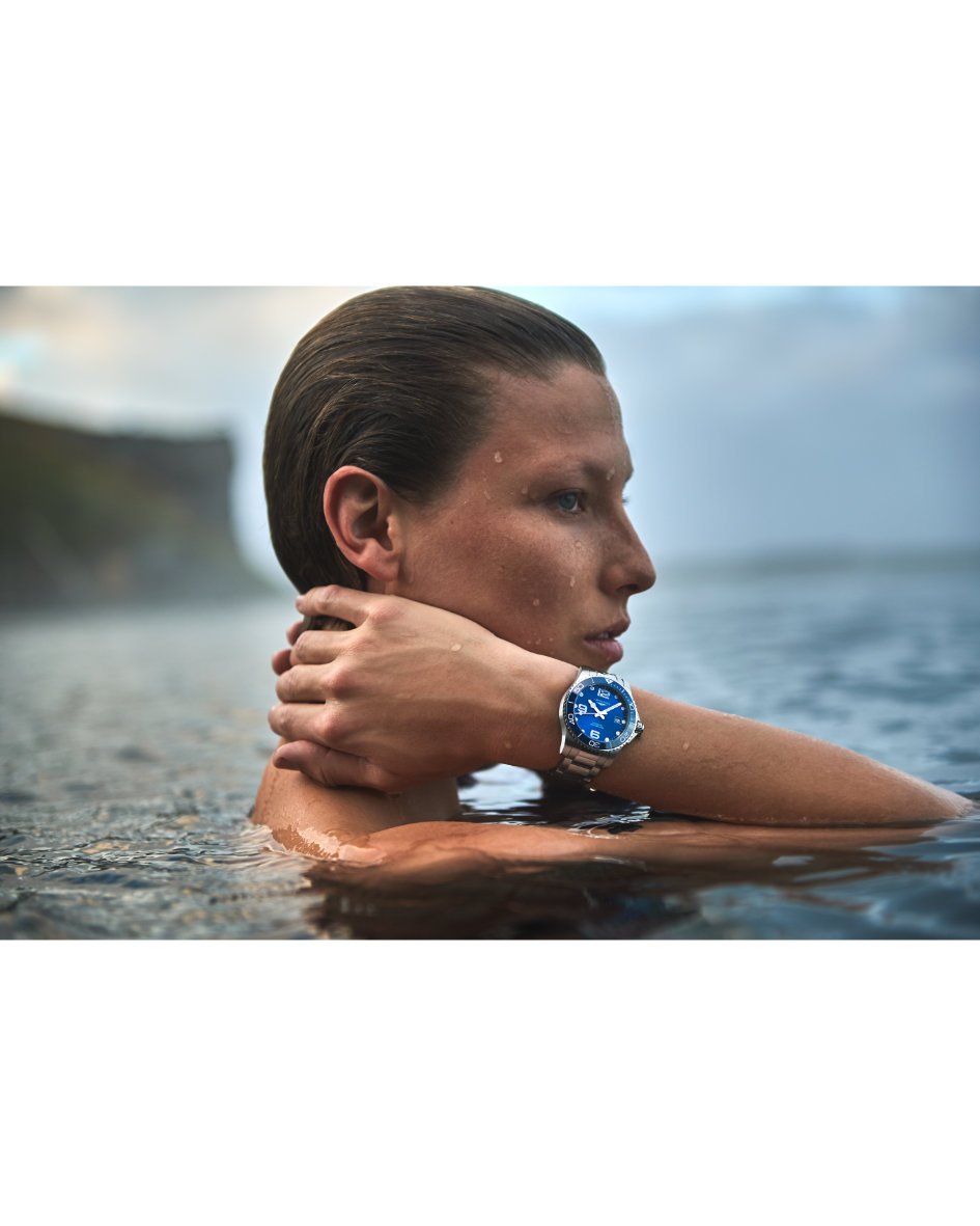 Longines HydroConquest 39mm Blu Lunetta Ceramica Blu Acciaio Automatico L3.780.4.96.6 | 39 mm 31957 - Longines HydroConquest 39mm Blu Lunetta Ceramica Blu Acciaio Automatico