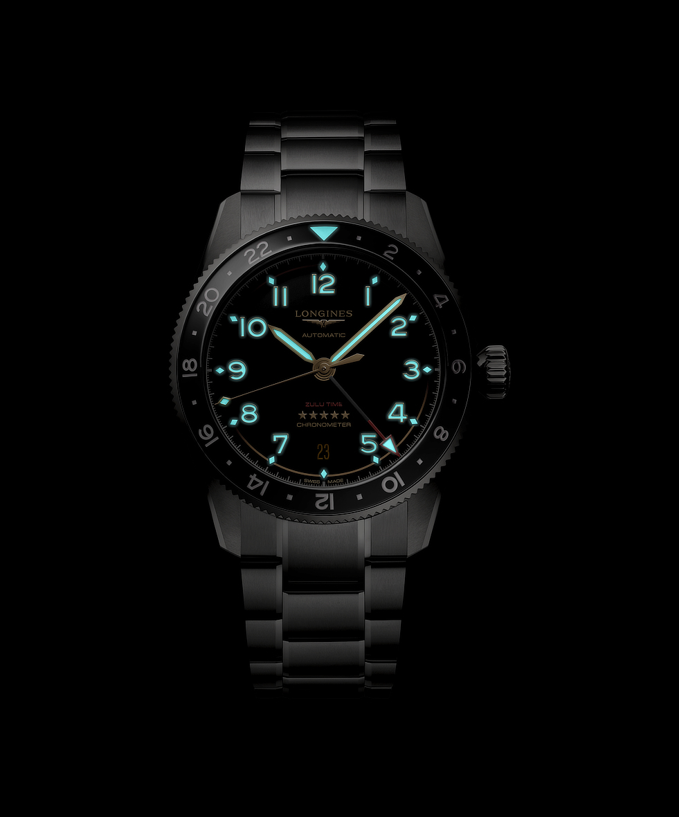 Longines Spirit Zulu Time Titanium 39mm L3.802.1.53.6 | 39 mm 36542 - Longines Spirit Zulu Time Titanium 39mm