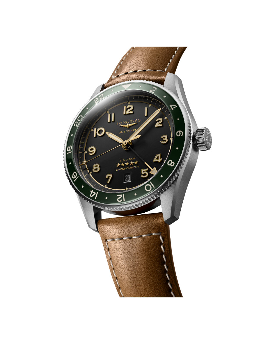 Longines Spirit Zulu Time Gmt Auto 42mm L3.812.4.63.2 | 42 mm 32008 - Longines Spirit Zulu Time Gmt Auto 42mm