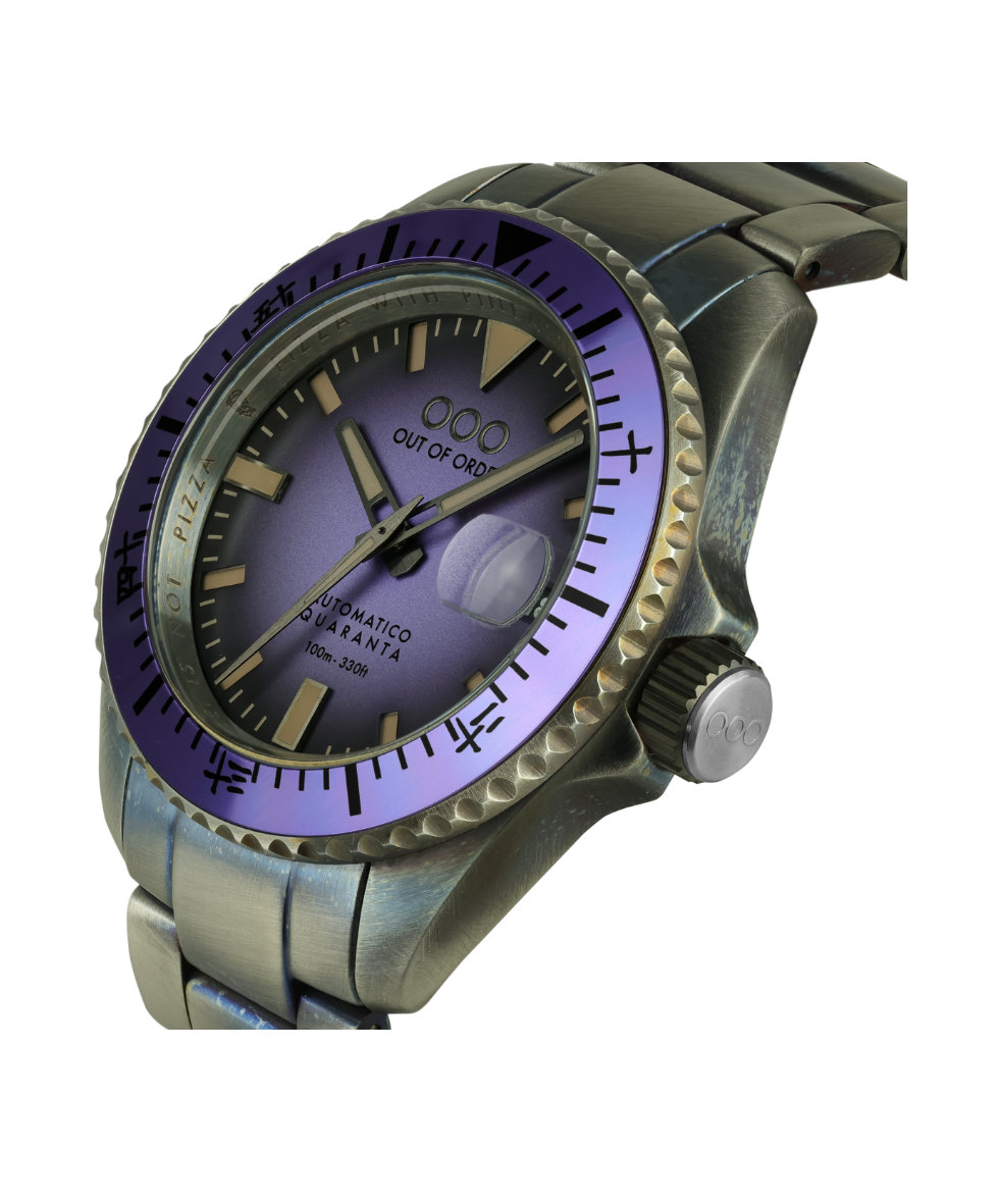 Out of Order Automatico Quaranta Ultra Distressed Auto 40mm OOO.001-21.LI | 40 mm 35951 - Out of Order Automatico Quaranta Ultra Distressed Auto 40mm