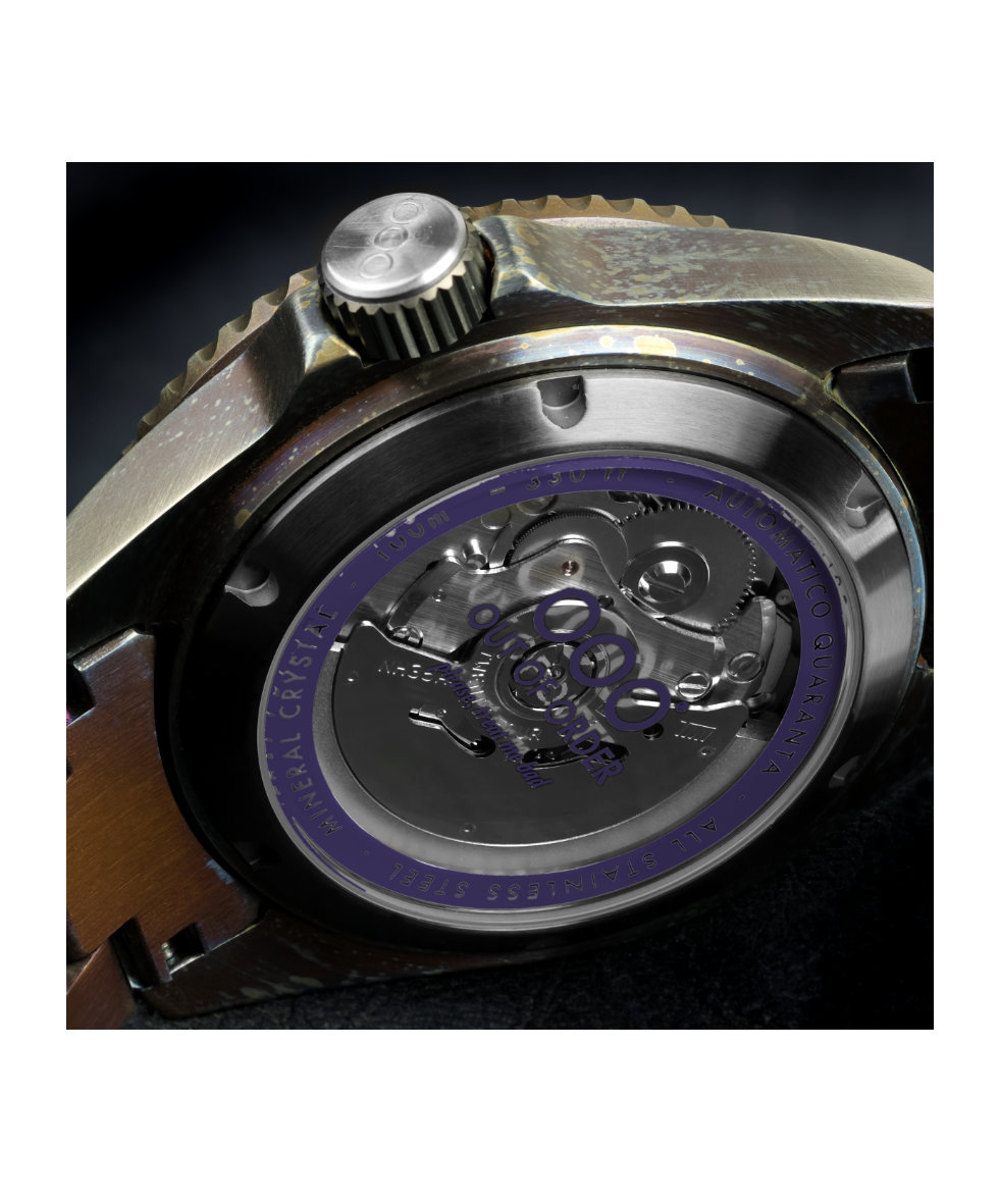 Out of Order Automatico Quaranta Ultra Distressed Auto 40mm OOO.001-21.LI | 40 mm 35952 - Out of Order Automatico Quaranta Ultra Distressed Auto 40mm
