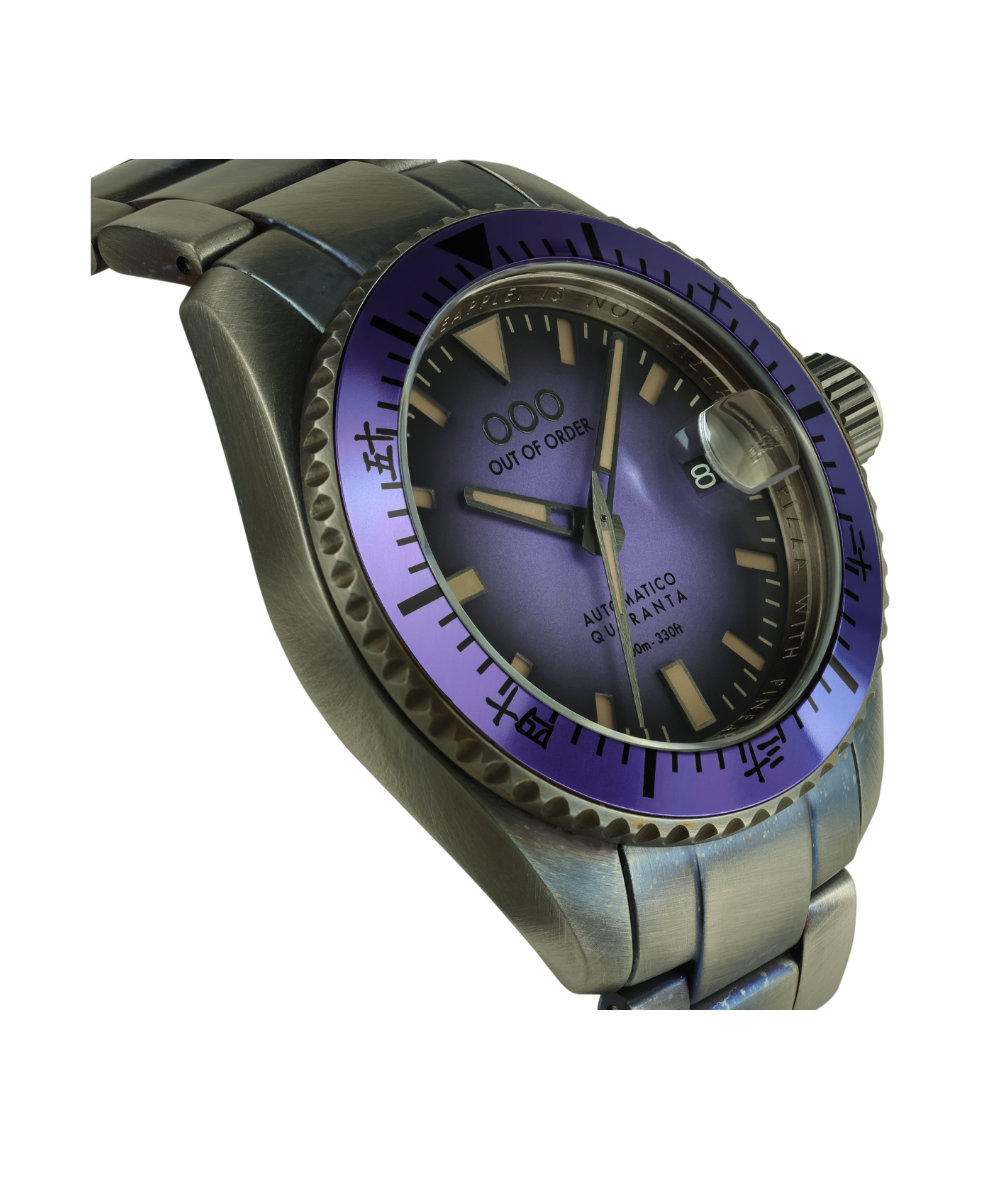 Out of Order Automatico Quaranta Ultra Distressed Auto 40mm OOO.001-21.LI | 40 mm 35953 - Out of Order Automatico Quaranta Ultra Distressed Auto 40mm