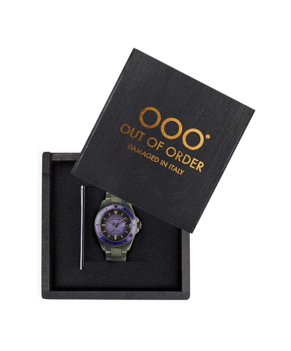 Out of Order Automatico Quaranta Ultra Distressed Auto 40mm OOO.001-21.LI | 40 mm 35954 - Out of Order Automatico Quaranta Ultra Distressed Auto 40mm