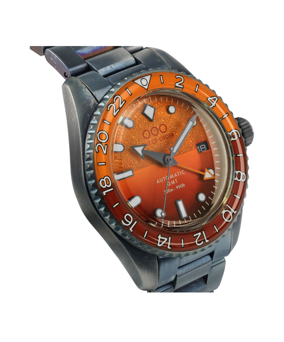 Out of Order Shaker Negroni Ultra Distressed Auto Gmt 40mm OOO.001-25.NE.BAND | 40 mm 35863 - Out of Order Shaker Negroni Ultra Distressed Auto Gmt 40mm