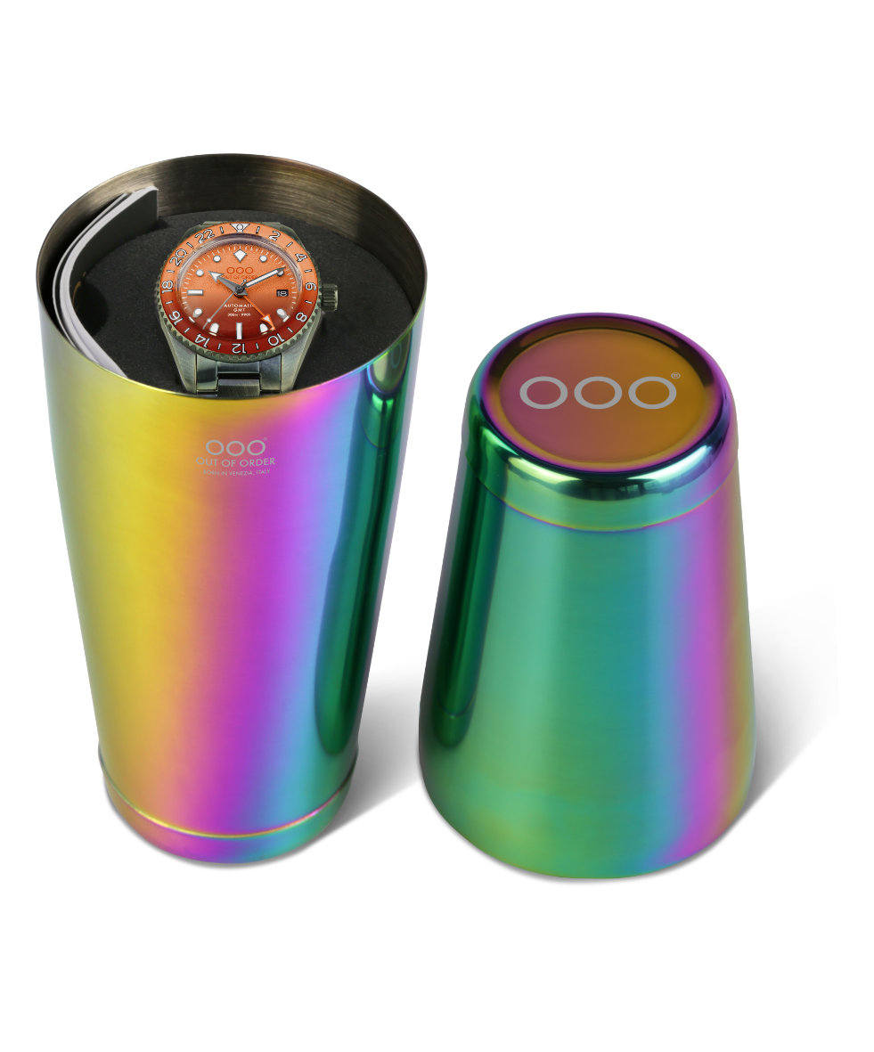 Out of Order Shaker Negroni Ultra Distressed Auto Gmt 40mm OOO.001-25.NE.BAND | 40 mm 35864 - Out of Order Shaker Negroni Ultra Distressed Auto Gmt 40mm
