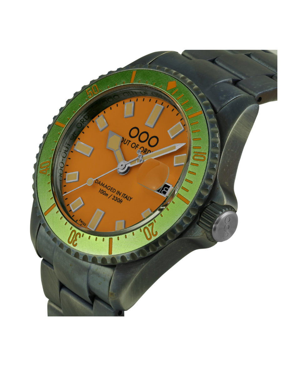 Out of Order Casanova Ultra Distressed Quartz 43mm OOO.001-27.MEL | 43 mm 35753 - Out of Order Casanova Ultra Distressed Quartz 43mm
