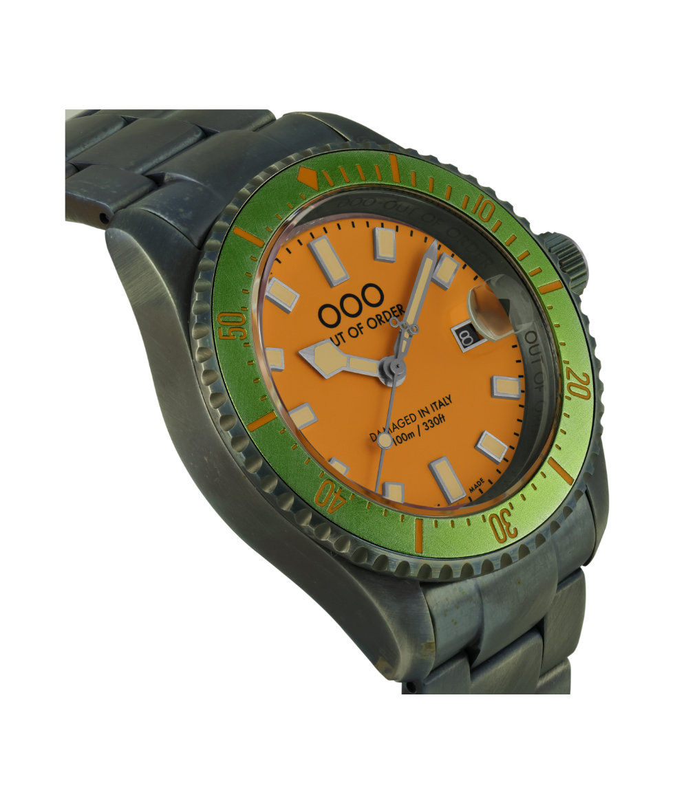 Out of Order Casanova Ultra Distressed Quartz 43mm OOO.001-27.MEL | 43 mm 35754 - Out of Order Casanova Ultra Distressed Quartz 43mm
